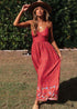 Elegent Floral Boho Maxi Dress Magnolia